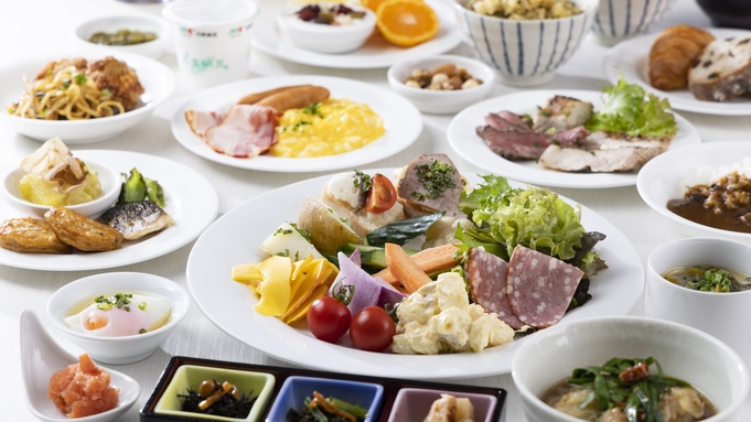 【楽天月末セール】朝食付／糸島野菜と福岡の御馳走で朝から元気！『菜食健美』の朝ごはん付き
